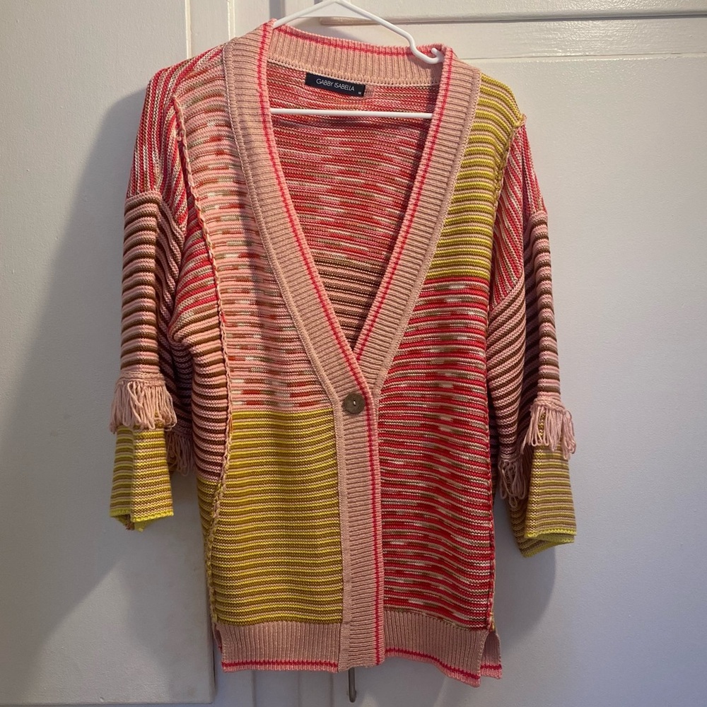 Gabby Isabella Colorful Knitted Cardigan